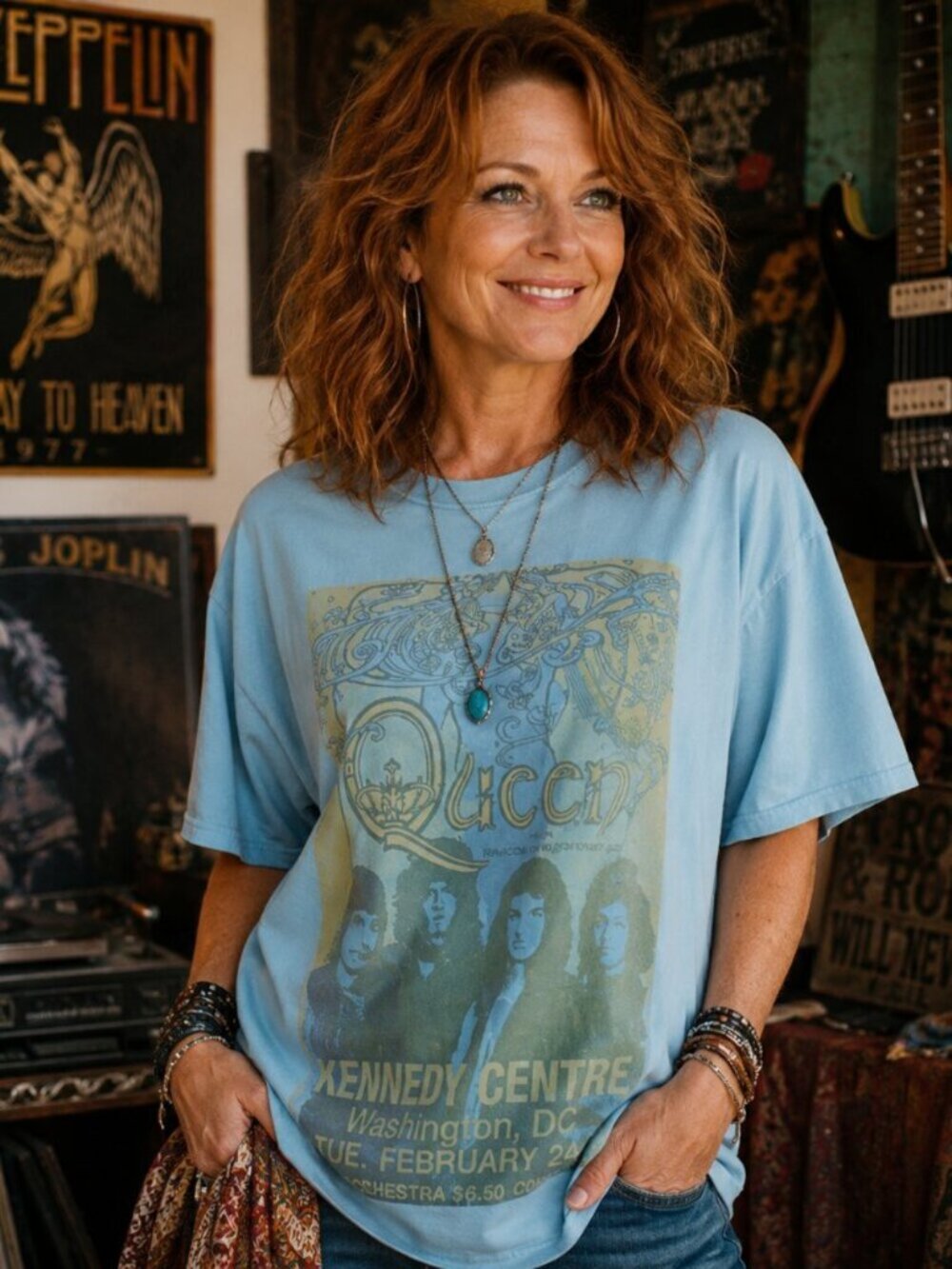 Queen HATMAN ORIGINALS T SHIRT TEE MADE IN USA